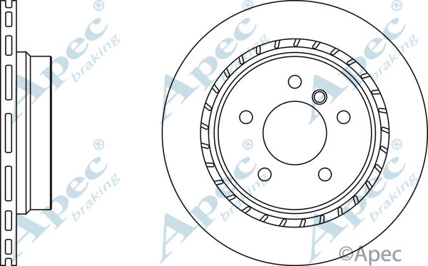 APEC BRAKING Jarrulevy DSK377